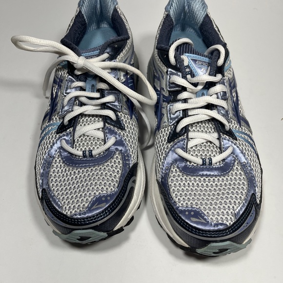 Brooks Adrenaline GTS 12 Road-Running Shoes - Women's Size Us 8.5 Grey/blue - Picture 9 of 10